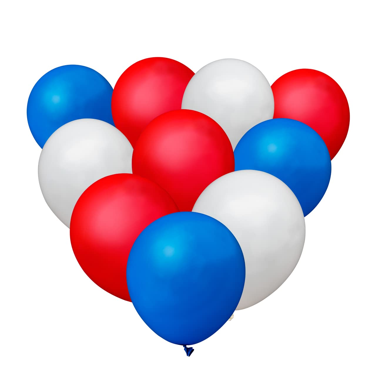 100pcs Red White Blue Balloons King Charles III Coronation Party Sporting Pub BBQ Royal Theme Union Jack French USA Event Decorations