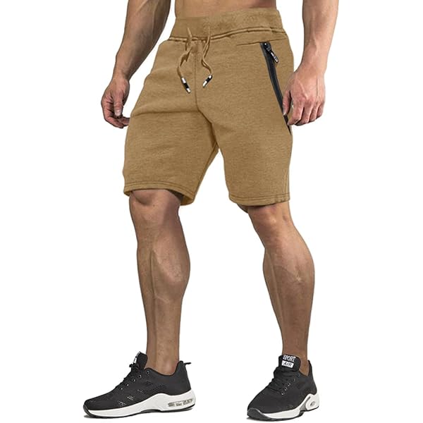 EXEKE Men's Gym Workout Shorts Quick Dry Bodybuilding