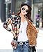 AvaCostume Winter Casual Thicken Fleece Plaid Shirts for Women