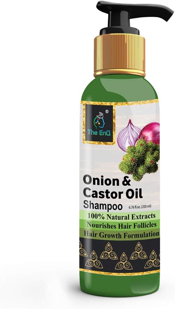 The EnQ Onion & Castor Oil Shampoo 200ml