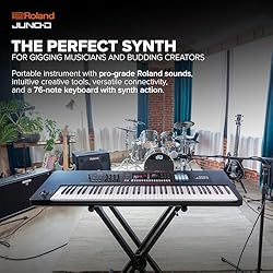 Roland JUNO-D7 Synthesizer | 76-Note Keyboard with
