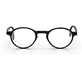 eyebobs - Board Stiff (Narrow) | Premium Reading Glasses for Men and Women | Round Frame for Narrow Faces | Sizes 0.0x - 4.0x