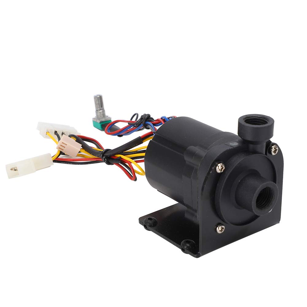 VBESTLIFE PC Water Pump Speed Regulation Computer Water Cooling Pump Brushless DC 12V 600L/H 3600RPM Water Pump for G1/4in Threaded Interface