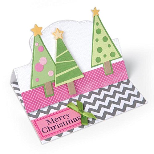 Sizzix christmas trees triplits dies by stephanie barna…
