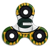 Heyake Green Bay Packers Tri-Spinner Fidget Spinner Hand Toy High Speed Spin