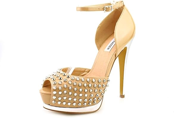 steve madden gold platform heels