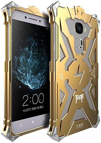 LeTV LeEco Le Pro 3 Case, LWGON Aviation Aluminum Anti-scratch Strong Protection Metal Case for LeEco Le Pro3 , Hollow Design Full Signal LeEco Le Pro 3 Thor Case (thor gold)