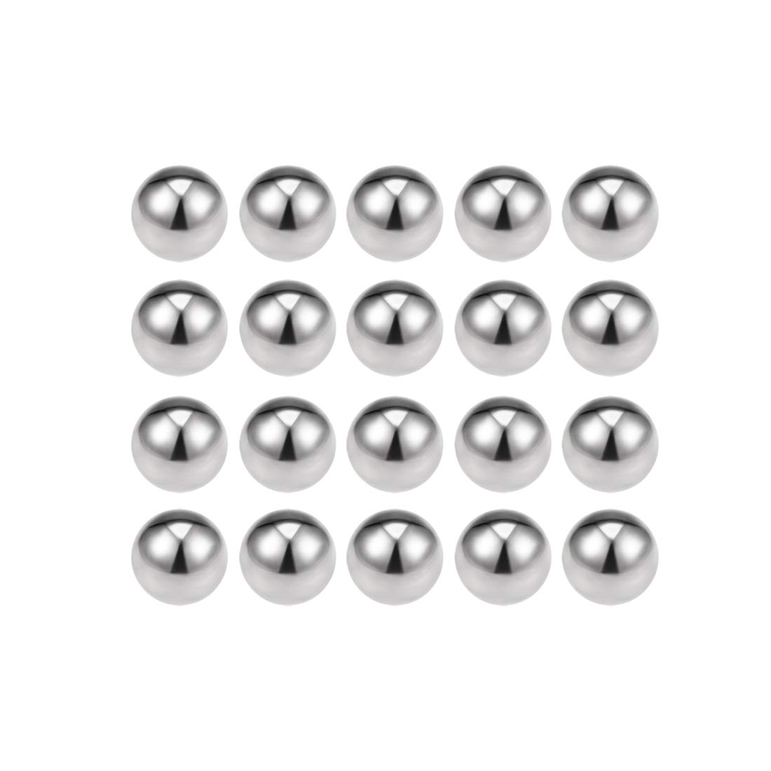 sourcing map 3/16-inch Bearing Balls 304 Stainless Steel G100 Precision Balls 20pcs