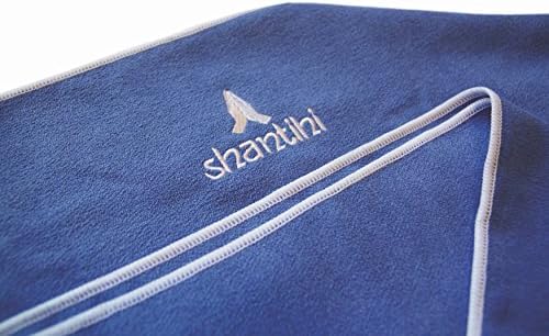 Shantihi Workout Gym Towel โ The Best Fitness Exercise Sports Towel. FREE Bonus eBook. (Hand Towel 15"x24", Blue)