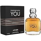 MIRADA Together With You, Men's Eau de Parfum (EDP) 3.4 FL. Oz (100ml), Men’s Perfume with Notes of Melon, Pink Pepper, Violet, Mint, Cardamom, Pineapple, Cinnamon, Sage, Lavender, Vanilla, Chestnut