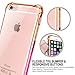 Salawat for iPhone 6 Plus Case, Clear iPhone 6s Plus Case Cute Anti Scratch Slim Phone Case Cover Reinforced TPU Bumper Shock Absorption Protective Case for iPhone 6/6s Plus 5.5inch (Orange Pink)