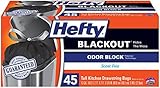 Hefty Blackout Tall Kitchen, 13-Gallon, 45-Count
