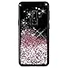 Caka Galaxy S9 Plus Case, Galaxy S9 Plus Glitter Case Starry Night Series Luxury Fashion Bling Flowing Liquid Floating Sparkle Glitter Girly Soft TPU Case for Samsung Galaxy S9 Plus (Rose Gold)