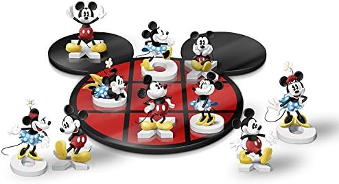 Disney Mickey Mouse and Minnie Mouse Ready to Play Tic Tac Toe Collectible Set by Hawthorne Village