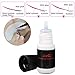 MEJOY Eyelash Glue, No Smell No Stimulation of Professional Eyelash Glue Eyelash Extension Glue Black-5ML