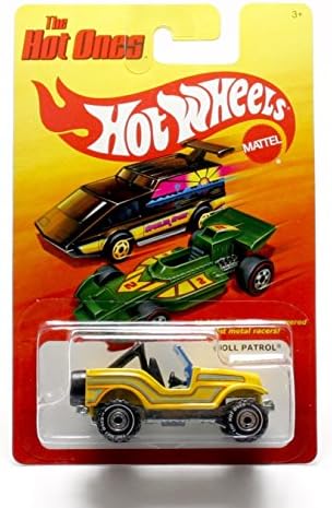 ROLL PATROL (CHASE PIECE - LIMITED EDITION "THE HOT ONES" TIRES) * The Hot Ones * 2011 Release of the 80's Classic Series - 1:64 Scale Throw Back HOT WHEELS Die-Cast Vehicle