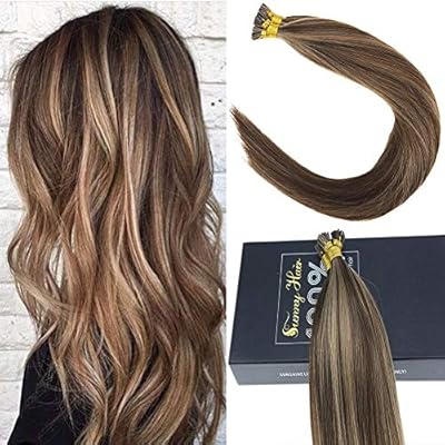 Amazon Com Sunny Brazilian I Tip Hair Extensions Human Hair