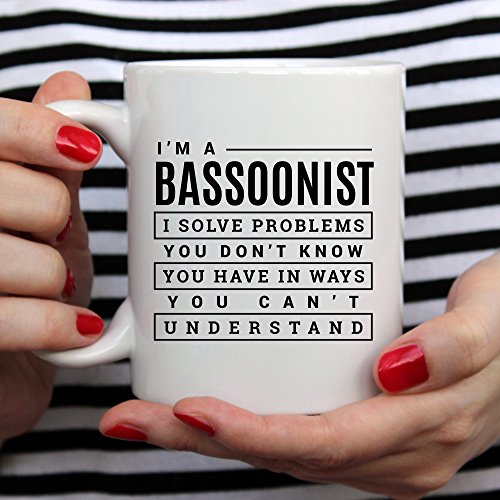 I'm A Bassoonist, Musician Coffee Mug, Bassoonist Funny Career Mugs Gift, Ceramic Tea Cup White, Funny Bassoonist Mug, Bassoon Teacher Gifts, Unique 11 oz Ceramic Coffee Mug for Bassoon Players - Thumbnail 7