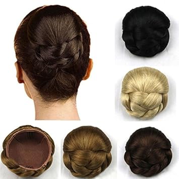 Amazon Com Klemmerlover Women Clip Costume Hair Bun Hairpiece