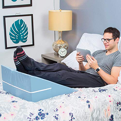 DMI Bed Wedge Pillow and Triangle Wedge with Elevated Incline for Neck Pain, Headaches, Reflux