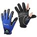 Palmyth Neoprene Fishing Gloves for Men and Women 2 Cut Fingers Flexible Great for Photography Fly Fishing Ice Fishing Running Touchscreen Texting Shooting Hiking Jogging Trekking Cycling Walking