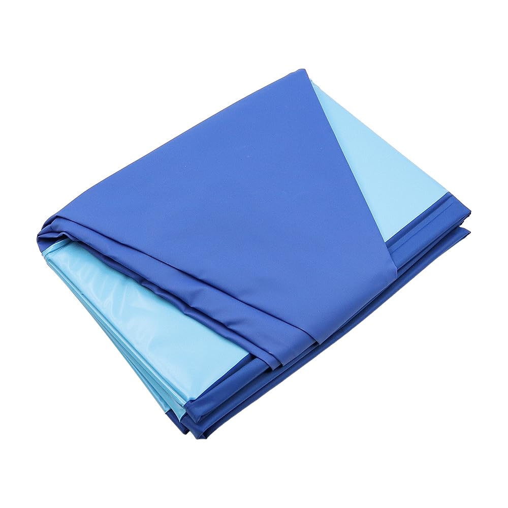 Sarini Pet Wading Pool Foldable Dog Swimming Pool PVC Pet Bathing Pool Non-Slip Swimming Pool For Outdoor Garden Terrace Bathroom (80x20cm)