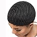 Vivica A Fox Hair Collection Cornrow Pro Cap Horseshow with Comb, Medium, 1B, 2 Ounce