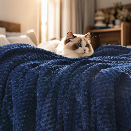PHF Soft Cozy Fleece Throw Blanket 340GSM