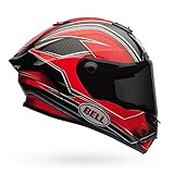 Bell Race Star Motorcycle Helmet Triton Red (Large)