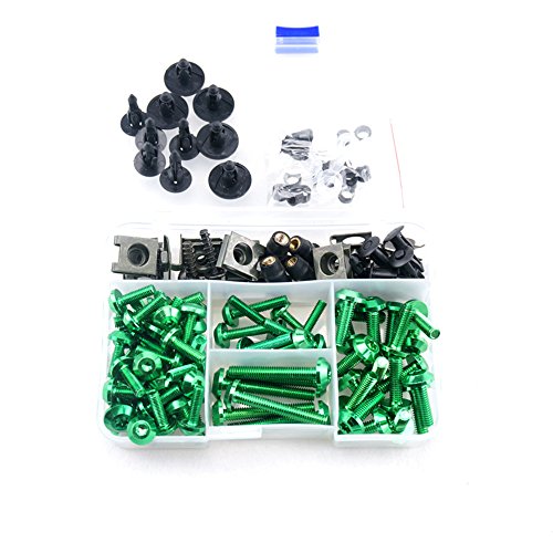 Complete Bolt Motorcycle Fairings Clips Kits for Kawasaki Ninja ZX6R 2007 2008