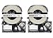 2PK Onirii Compatible Epson Labelworks Label Tape Cartridge LW-300 LW-400 LW-500 LW-600 LC-4WBN9(LK-4WBN) Black On White Label Maker Tape Refill Cartridge 12mmx26.2ft