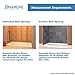 DreamLine SlimLine 34 in. D x 48 in. W x 2 3/4 in. H Left Drain Double Threshold Shower Base in White, DLT-1034481
