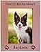 Forever in Our Hearts Custom Dog Memorial Wood Picture Frame - Fits 5x7 Inch Picture (5x7 Vertical)