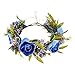 Love Sweety Rose Flower Headband Floral Crown Garland Halo (2# Royal Blue)
