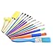 BTNOW 15 Pieces Art Paint Brushes Set Kid Starter Kit One Color Palette Acrylic, Oil, Watercolors