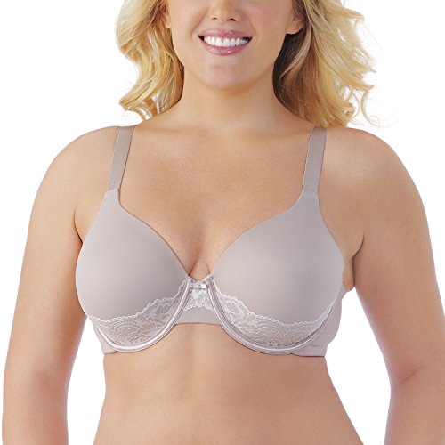 Vanity Fair Women's Beauty Back Lace Full Figure Underwire Bra 76382,Toasted Coconut,40C