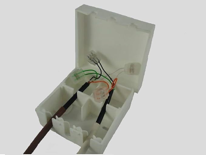 BT16A White External Telephone Cable Junction Box.Includes FREE 2 x 2