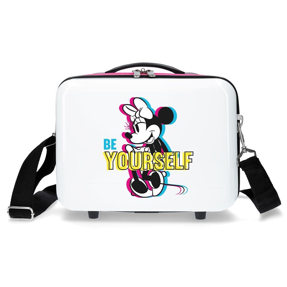 Disney Minnie Be Yourself - Traits Adaptable Beauty Case White 29x21x15 cms ABS