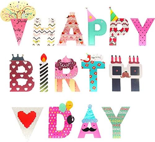 Happy Birthday Banner,baby birthday banner,Party Decorations,Birthday Party Bunting Banners,Elegant banners.