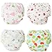 October Elf Unisex Baby Toddler Potty Training Pants Reusable 4 Pack ,Medium,Color C