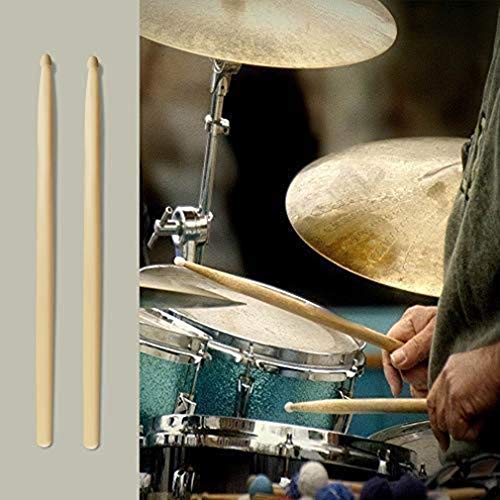 YouCY Drum Stick Brush Set, Classic Wood Drum Sticks Drum Brushes for Jazz Folk with Storage Bag