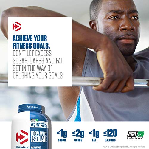 Dymatize 100 Whey Isolate Protein Powder, Fast Digestion & Absorption