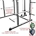 Valor Fitness Power Cage Squat Rack with Lat Pull Down Attachment and Pull Up Bar 2