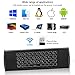 Zoomtak  2.4G Wireless Mini Keyboard Multifunctional Backlit with Infrared Remote Learning for Android Tv Box, IPTV,HTPC, PS3, Xbox 360, Windows, MAC, Linux OS