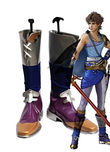 Final Fantasy 5 FF5 Bartz Klauser Cosplay Shoes Boots Custom Made