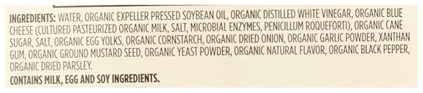 365 BY WHOLE FOODS MARKET, ORGANIC BLUE CHEESE DRESSING, 16 OZ