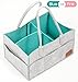 Diaper Caddy, Nursery Storage Bin & Tote Bag for Car Travel and Portable Organizer for Girls & Boys for Changing Table, Great Registry Shower Gift by In Real Life