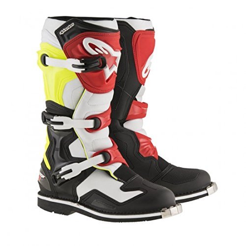 Alpinestars Tech 1 Motocross Boot - Black/White/Red - 13