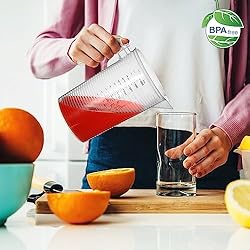 Xuhal 6 Pieces Plastic Measuring Pitcher Measuring