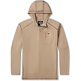 Southern Marsh Men's Tidal Performance Stretch Zip Hoodie – Comfortable Hooded Outerwear